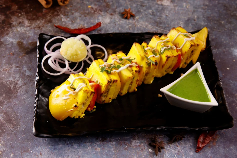 Paneer manik puri tikka