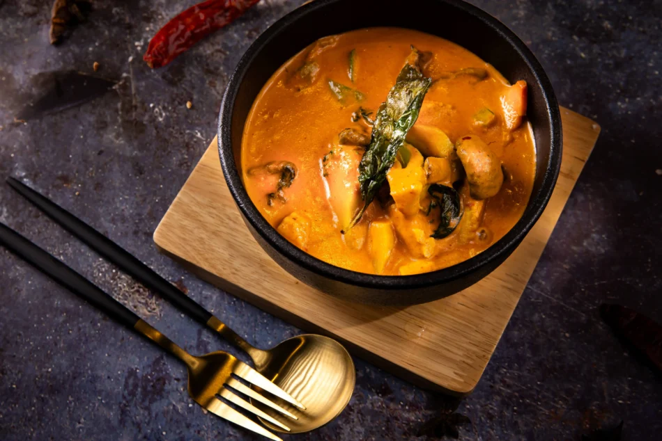 Red curry veg